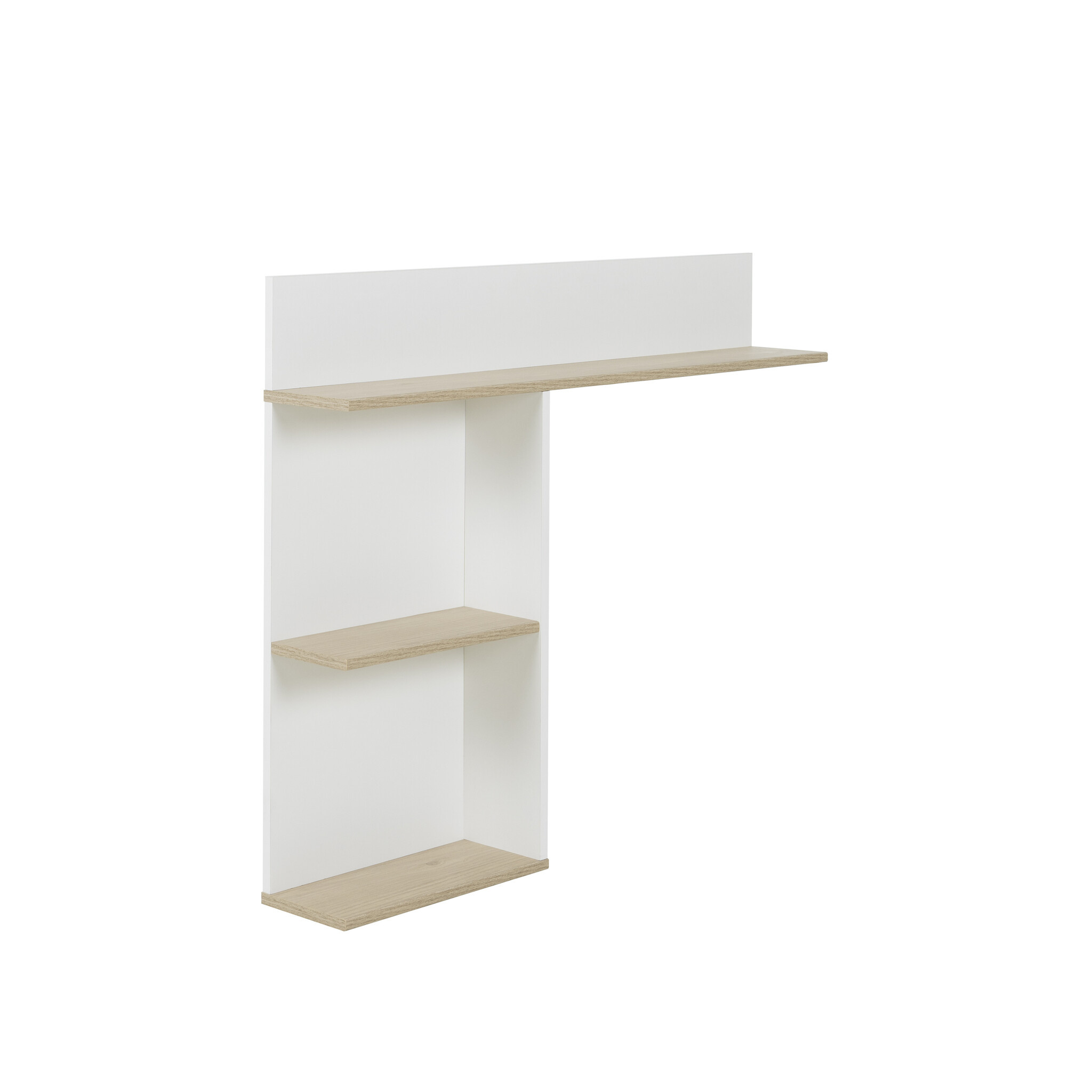 Wandkast slaapkamer Wit Eiken 104x18x86cm