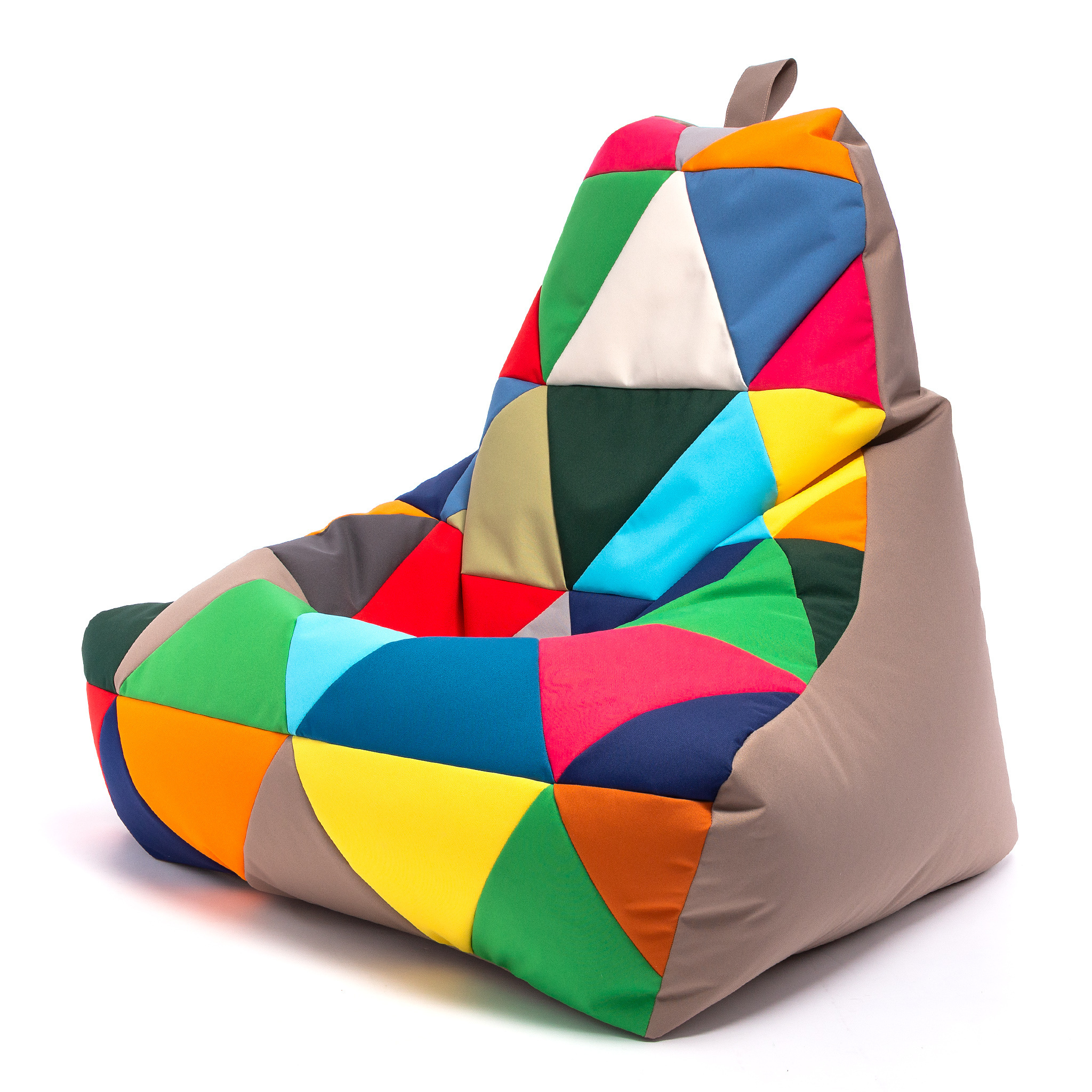 Zitzak buiten waterdicht - 100x80x85cm, bruin/multicolor outdoor polyester