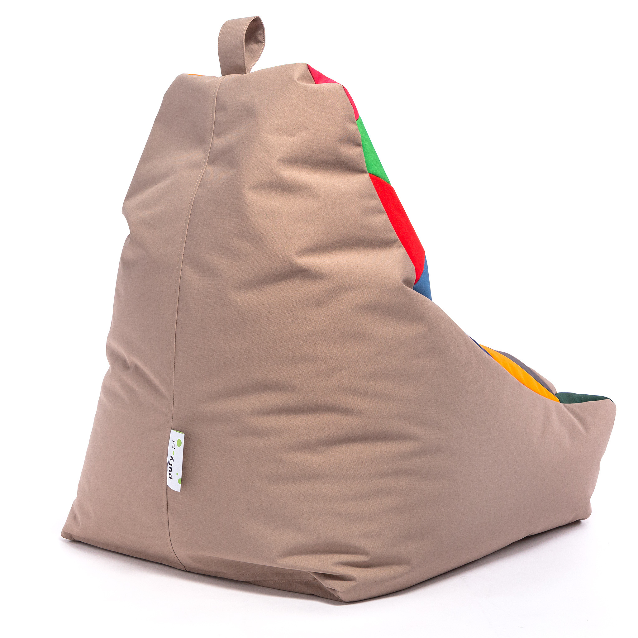 Zitzak buiten waterdicht - 100x80x85cm, bruin/multicolor outdoor polyester