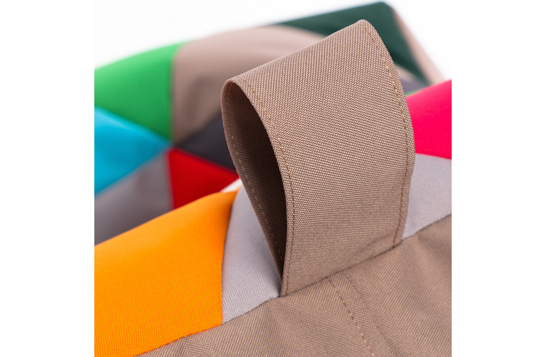 Zitzak buiten waterdicht - 100x80x85cm, bruin/multicolor outdoor polyester