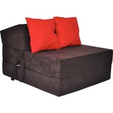 Campingmatras 200x70 - Luxe Bruin Opvouwbaar Foam Reismatras