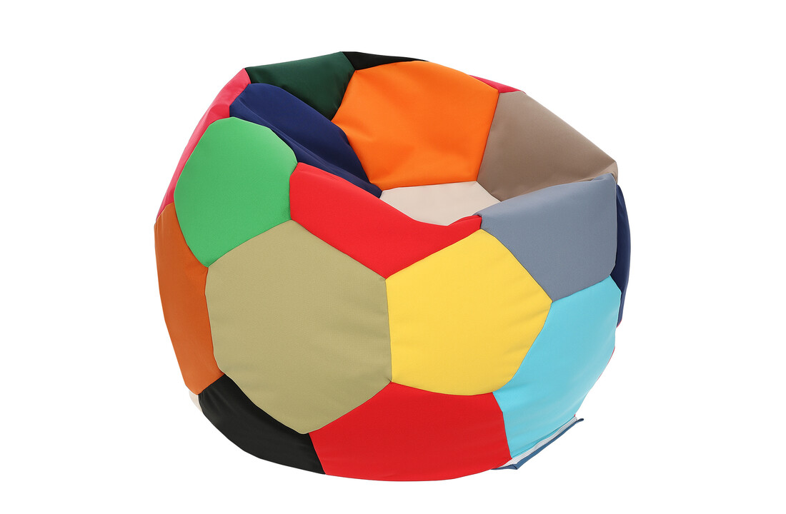 Voetbal zitzak buiten - Waterdicht Outdoor Polyester Multicolor Ø 90cm L