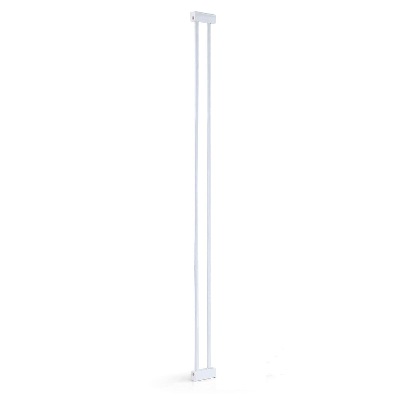 Trapleuning hekje | Wit Metaal | 83-96cm Breed | 120cm Hoog