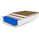 Pocketvering matras 18 cm dik - 160x200 - 7 Zone - Wit