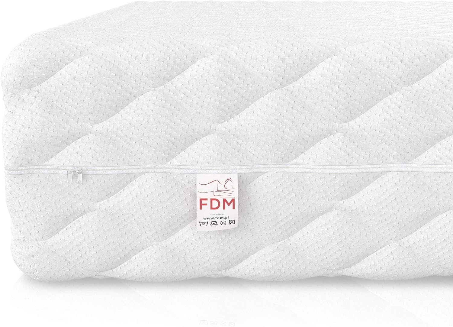 Pocketvering matras 18 cm dik - 160x200 - 7 Zone - Wit