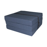 Opvouwbaar matras logee - 195x60x8 cm blauw foam