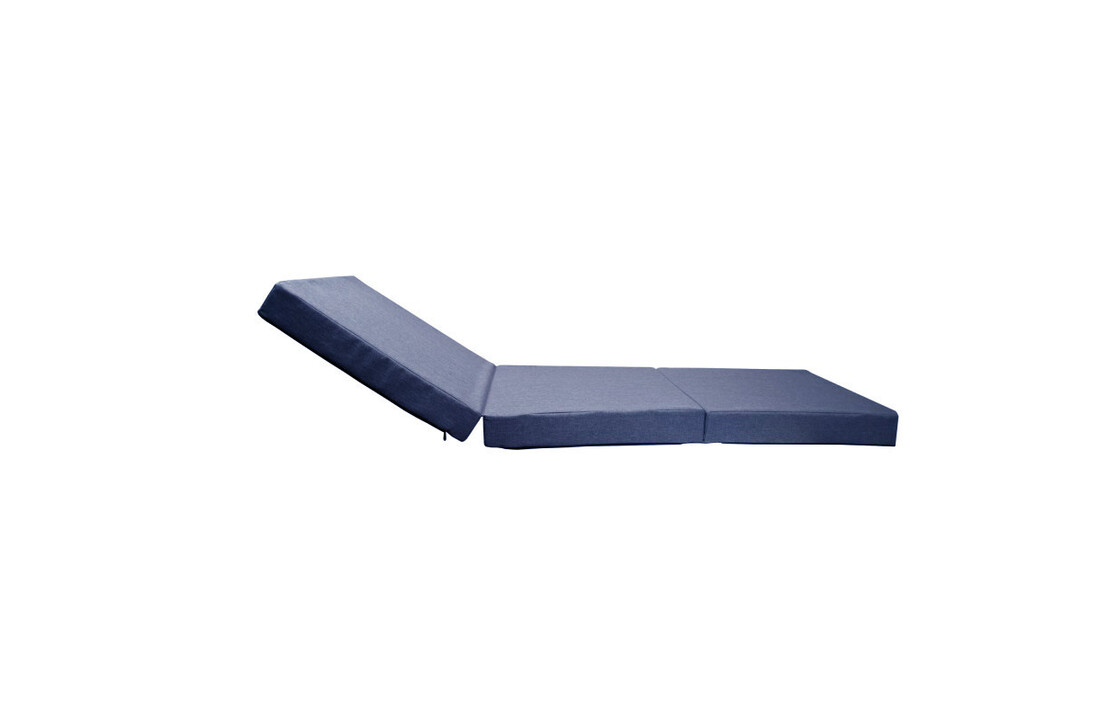 Opvouwbaar matras logee - 195x60x8 cm blauw foam
