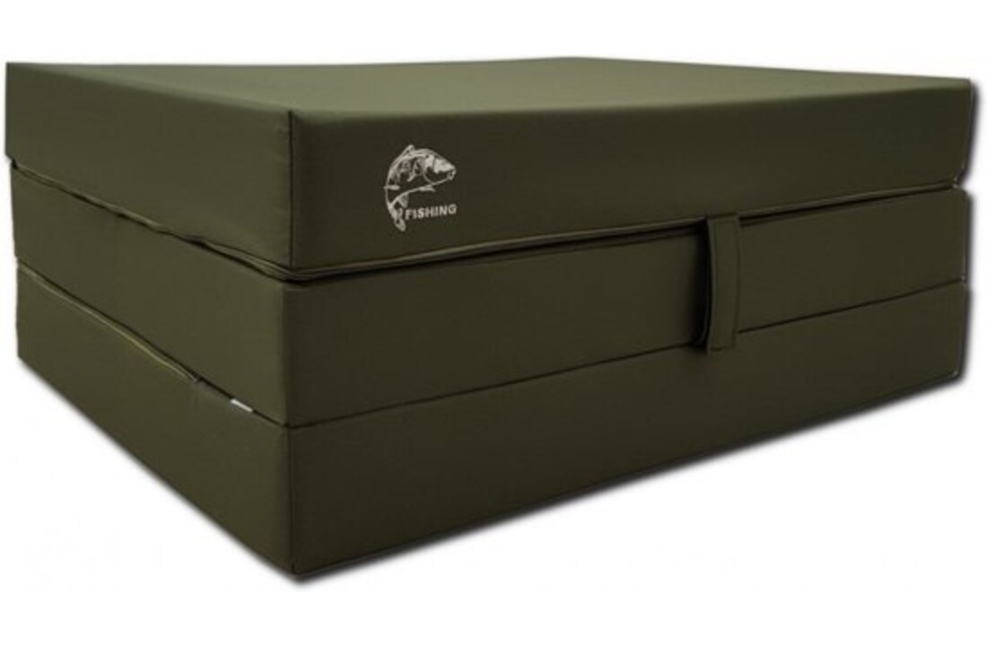 Camping matras 80x200 cm - Opvouwbaar schuimmatras Groen (10cm)