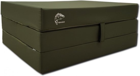 Camping matras 80x200 cm - Opvouwbaar schuimmatras Groen (10cm)