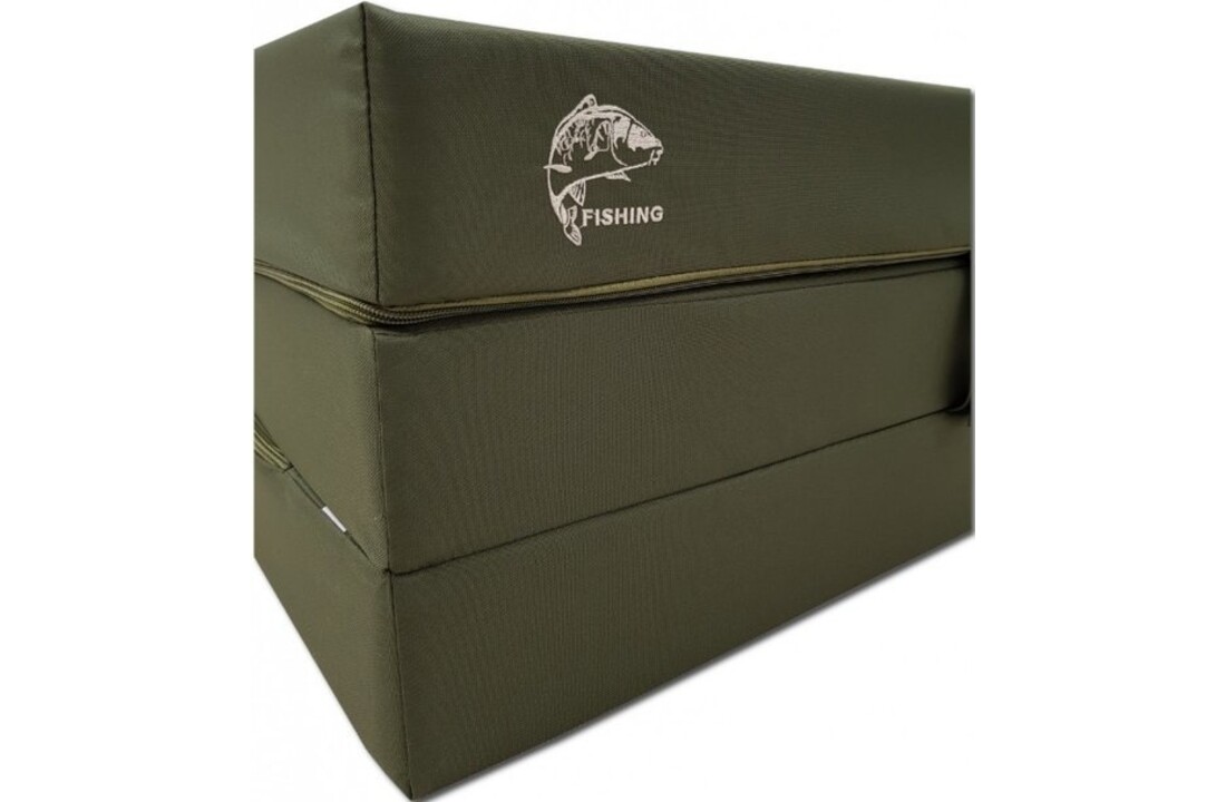 Camping matras 80x200 cm - Opvouwbaar schuimmatras Groen (10cm)