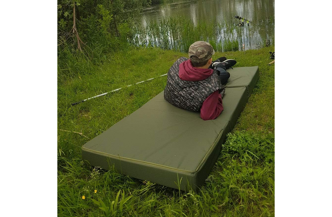 Opklapmatras logeren - 80x200 cm, H3, Groen Schuim