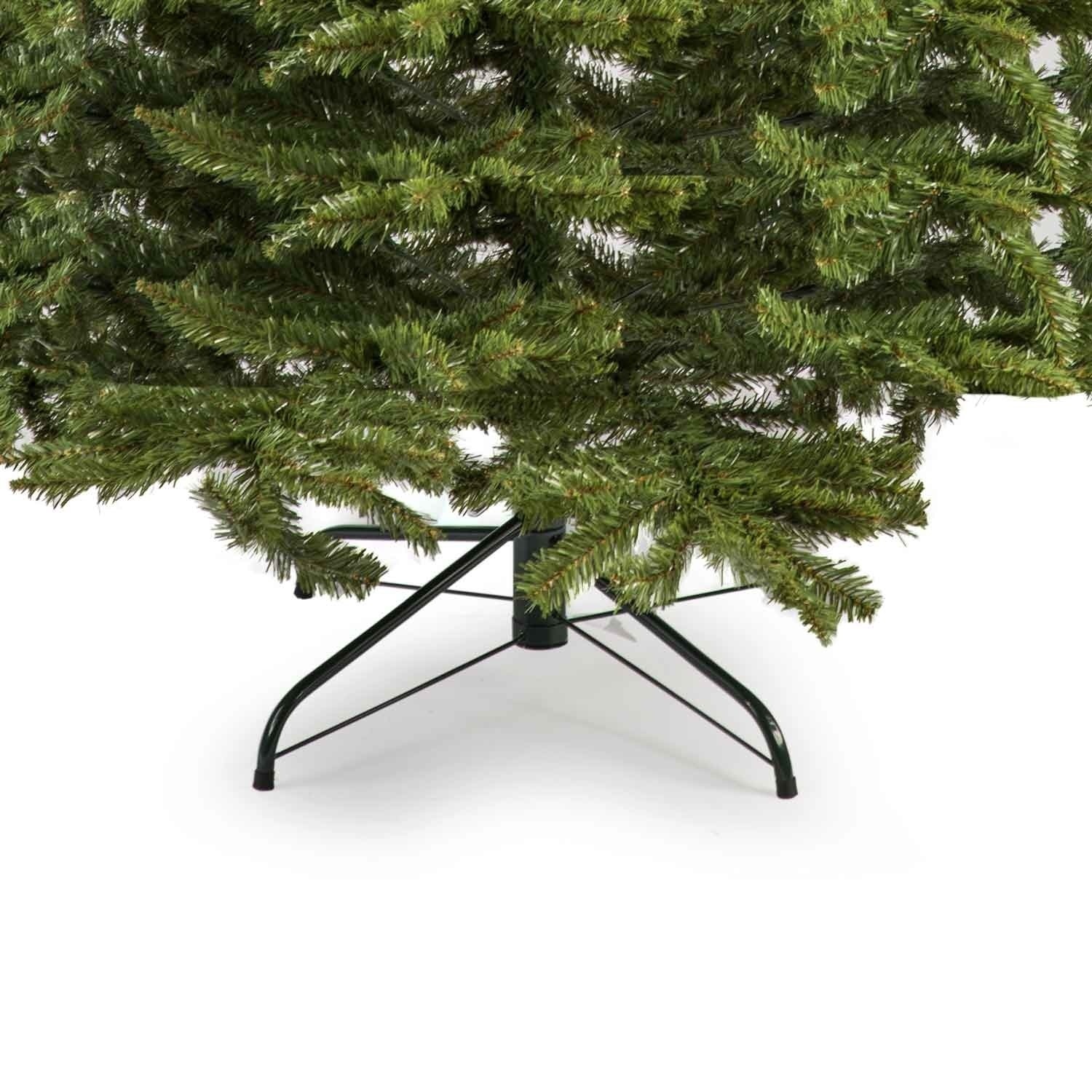Kunstkerstboom 240 cm - Groen PVC met Stabiele Stalen Poot
