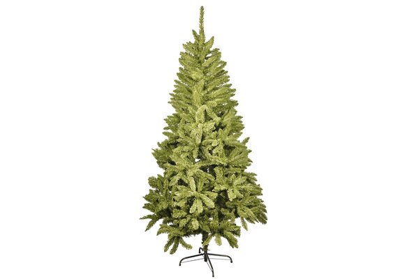 Kunstkerstboom 240 cm - Groen PVC met Stabiele Stalen Poot