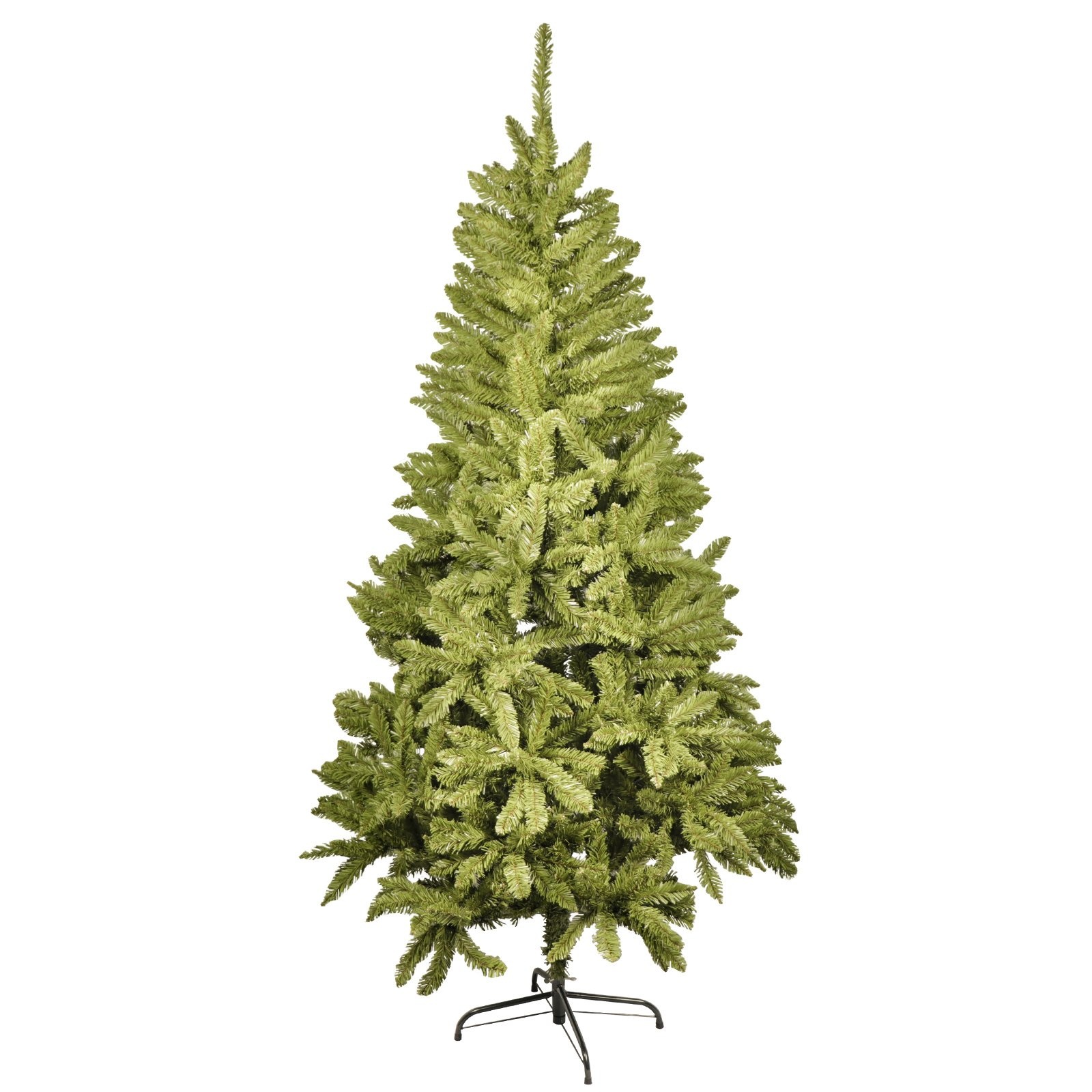 Kunstkerstboom 240 cm - Groen PVC met Stabiele Stalen Poot