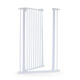 Veiligheidshek 72-86cm | Verstelbaar Traphek Wit Metaal 120cm Hoog