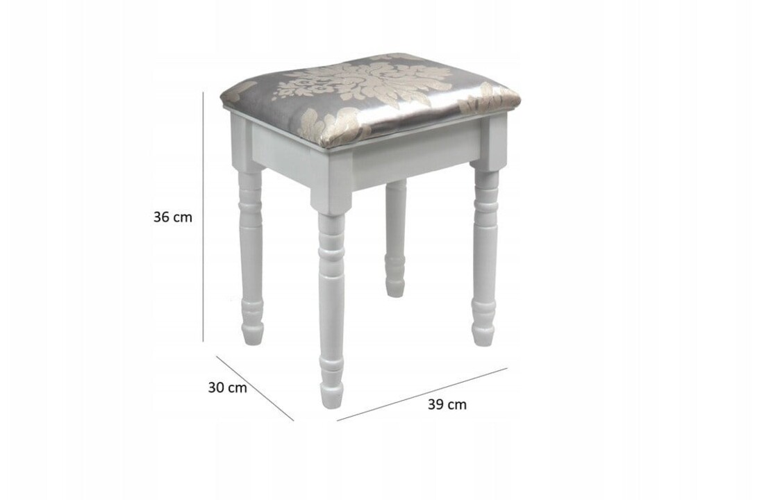 Kaptafel spiegel LED wit (74,5x40x137cm) MDF