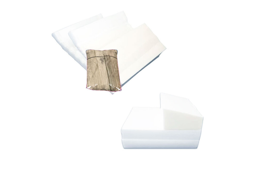 Opklapbaar logeermatras 200x90x15cm, bruin foam