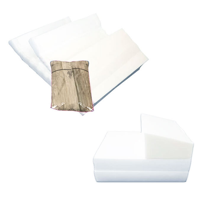 Opklapbaar logeermatras 200x90x15cm, bruin foam