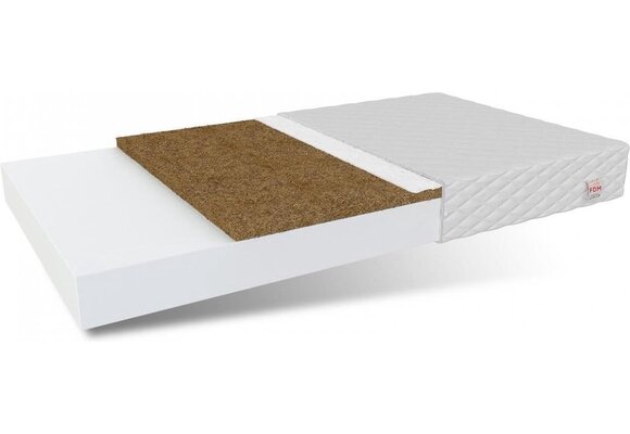 Matras 80x180 koudschuim - 10cm dik - Wit - Polyether T25 kern