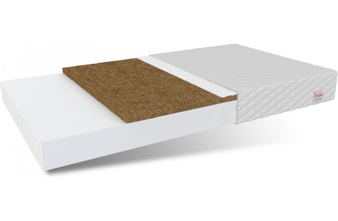 Dunne matras 80x180 cm koudschuim 10cm H2+H3 Wit