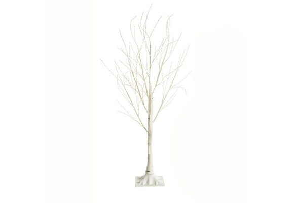 Kunstboom LED Verlichting 120 cm Wit Berken - Sfeervol & Duurzaam