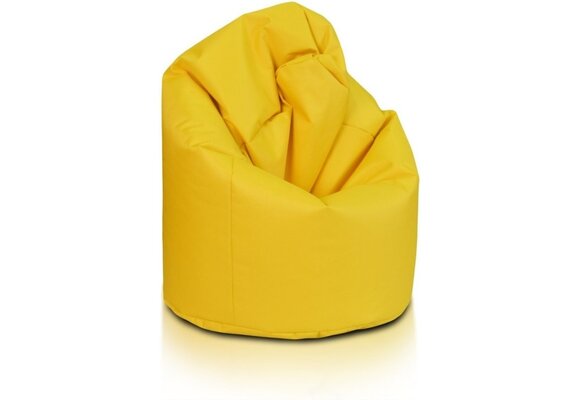 Zitzak fauteuil okergeel 70x70x110cm polyester