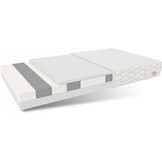 Schuimmatras 180x200 cm, 15cm dik HR-schuim, Wit