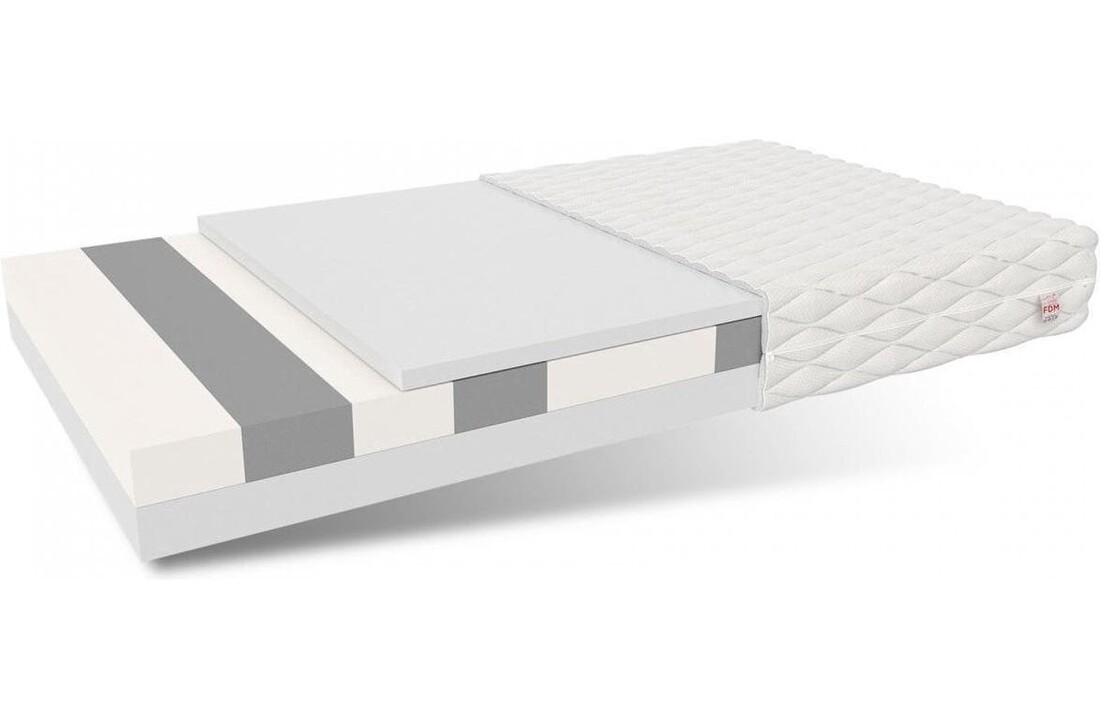 Dik matras 15cm 180x200cm HR-schuim wit