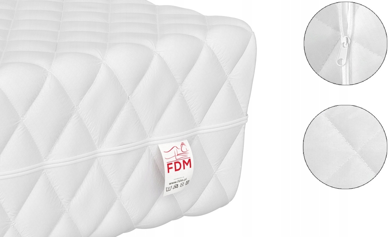 Kindermatras koudschuim kokos 70x160 cm wit stevig