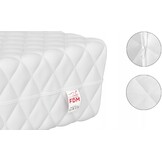 Matras 70x160 kind | Koudschuim & Kokos | Wit | 9 cm dik