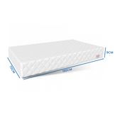 Matras 70x160 kind | Koudschuim & Kokos | Wit | 9 cm dik