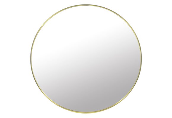 Gouden spiegel rond Ø 80 cm | Luxe Wandspiegel Goud Metaal