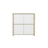 Speelgoedkast 4 deuren | MATIS 100x40x100cm Wit Hout