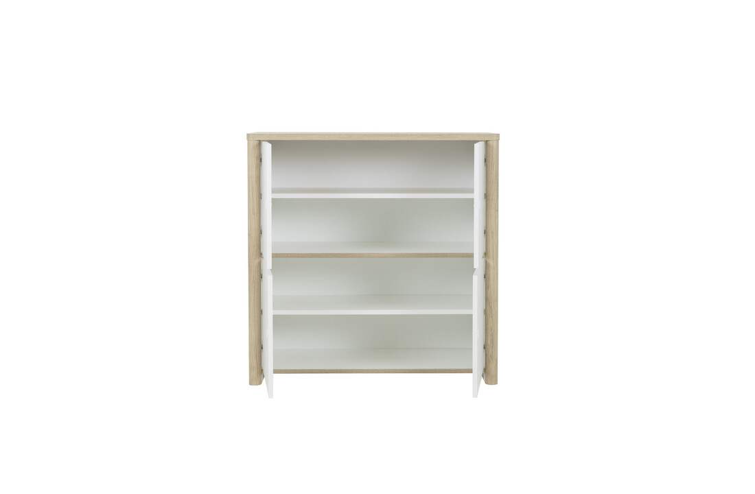 Speelgoedkast 4 deuren | MATIS 100x40x100cm Wit Hout