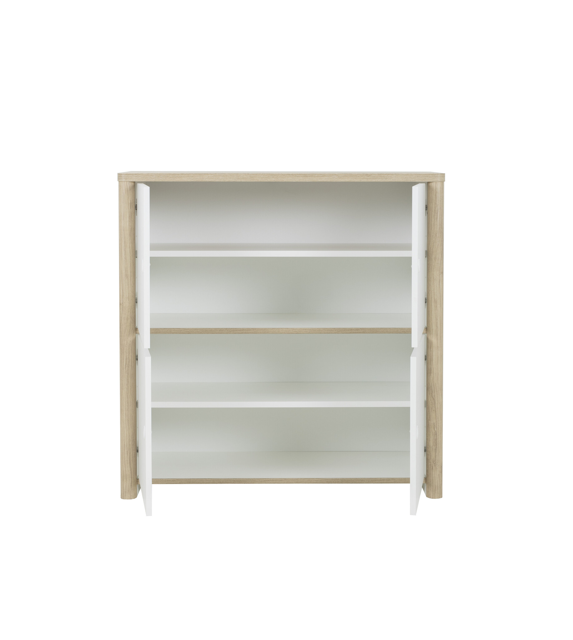 Speelgoedkast 4 deuren | MATIS 100x40x100cm Wit Hout