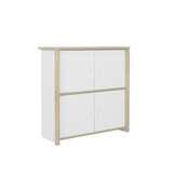 Speelgoedkast 4 deuren | MATIS 100x40x100cm Wit Hout