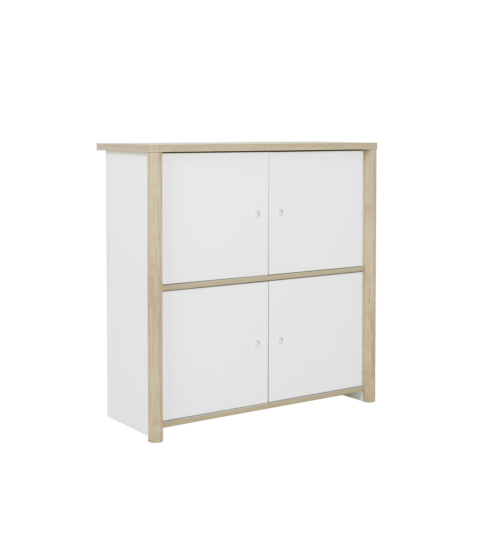 Speelgoedkast 4 deuren | MATIS 100x40x100cm Wit Hout