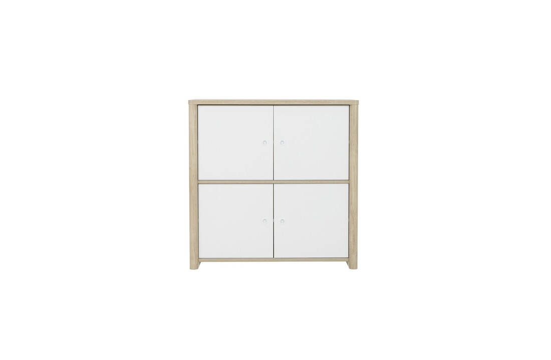 Speelgoed opberger hout MATIS 100x40x100cm wit