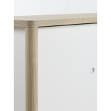 Speelgoed opberger hout MATIS 100x40x100cm wit