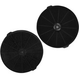 Koolstoffilter afzuigkap Berdsen BT-L (2 stuks) Zwart