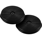 Filter afzuigkap: 2x BT-L koolstoffilters, zwart, koolstof
