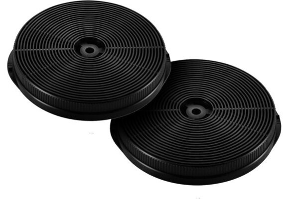 Filter afzuigkap: 2x BT-L koolstoffilters, zwart, koolstof