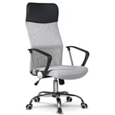 Ergonomische bureaustoel grijs | Sydney Design | Ademend Microgrid