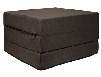 Vouwmatras donkergrijs 195x65x10 cm foam camper/logé