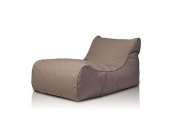 Outdoor poef bruin 115x65x60cm waterdicht polyester