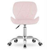 Bureaustoel fluweel roze - Ergonomisch, Verstelbaar, Velvet