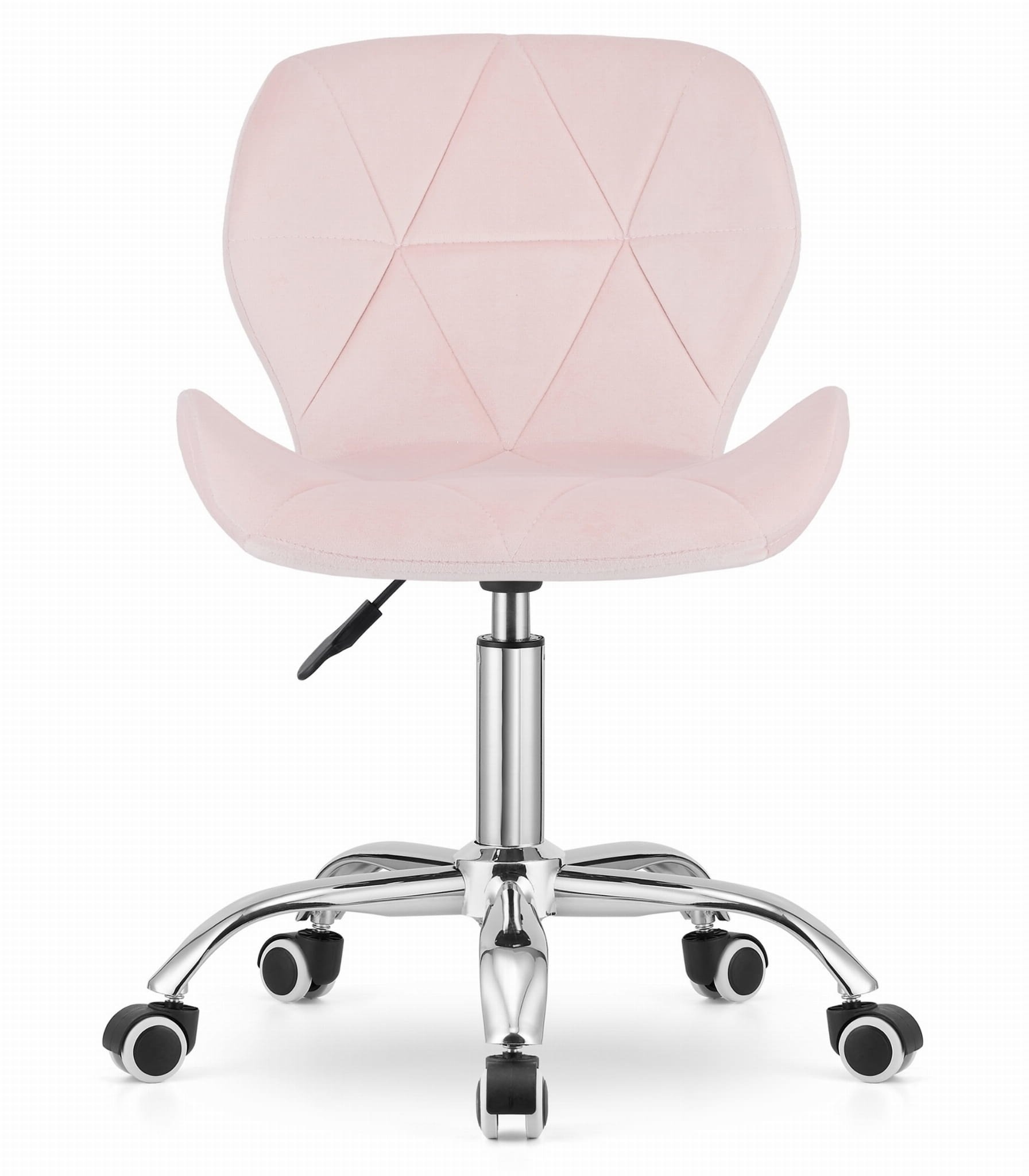 Bureaustoel fluweel roze - Ergonomisch, Verstelbaar, Velvet