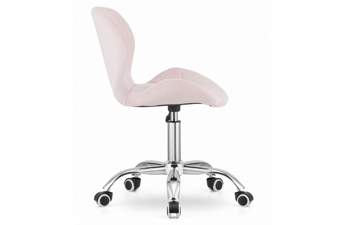 Bureaustoel fluweel roze - Ergonomisch, Verstelbaar, Velvet