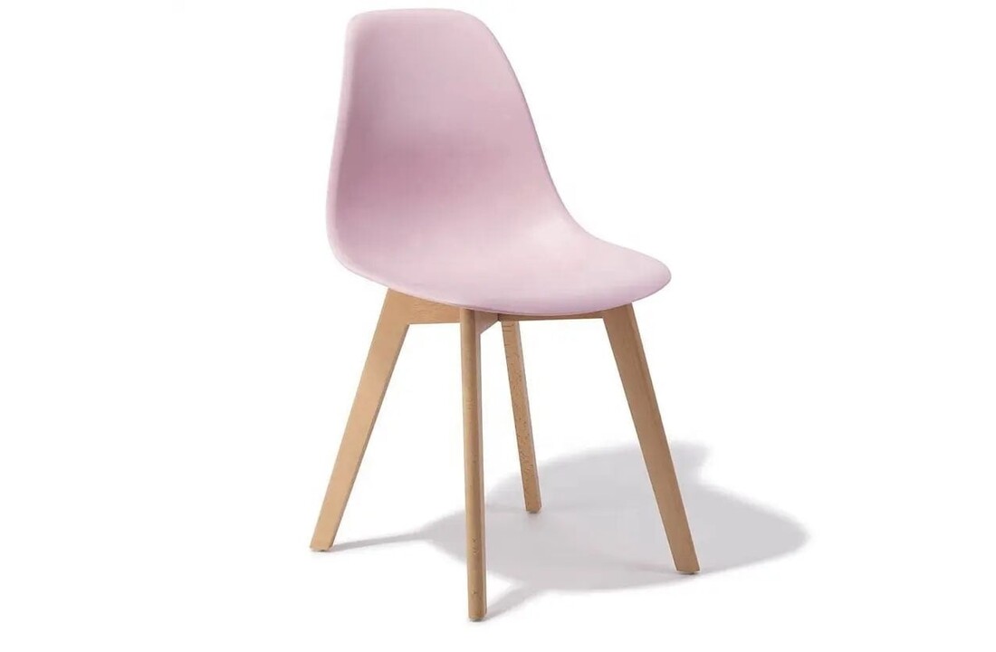 Stoelen Scandinavisch Roze - Set van 4 - Beukenhout & Polypropyleen
