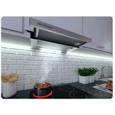 Onderbouw afzuigkap keuken - 50 cm RVS vlakscherm
